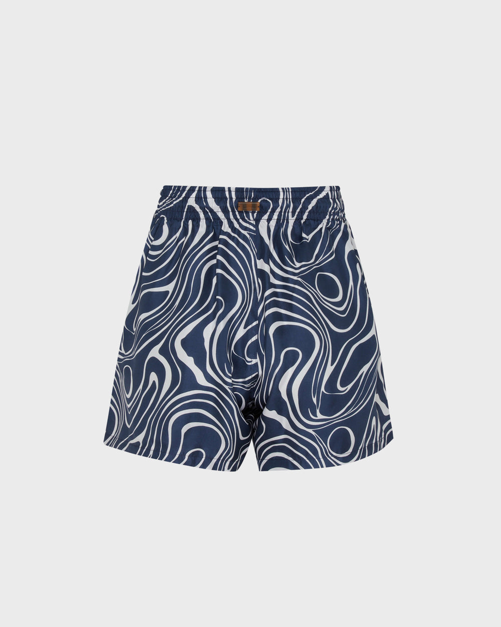 Silk Bermuda Shorts Waves - Blue Navy / Vilebrequin New