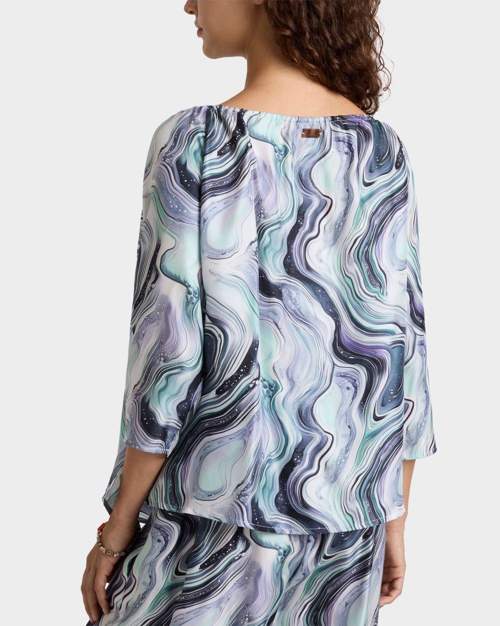 Silk Shirt Marble - White / Vilebrequin Online