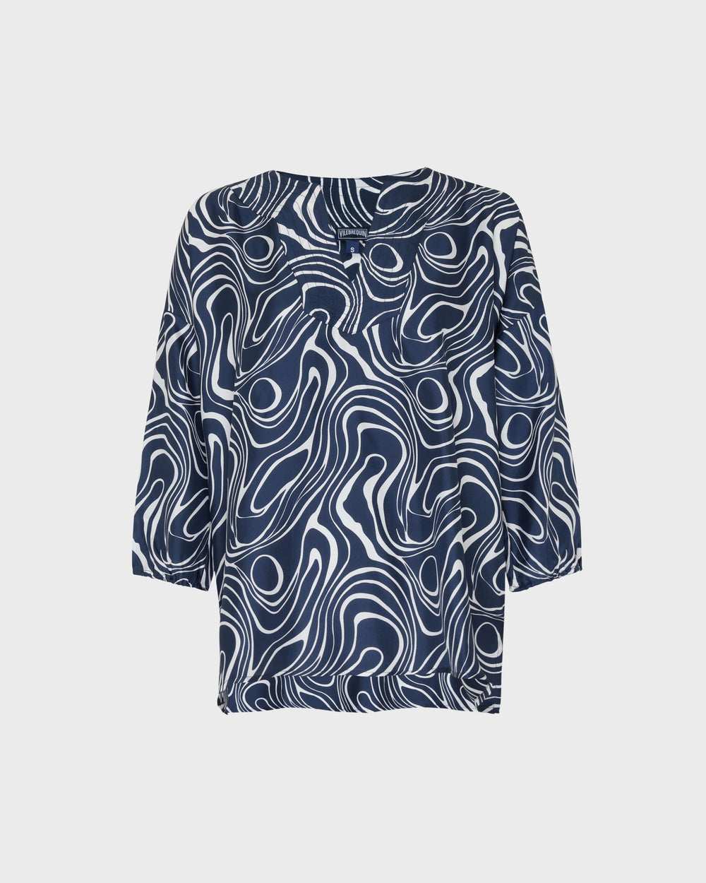 Silk Shirt Waves - Blue Navy / Vilebrequin Sale