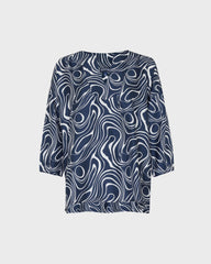 Silk Shirt Waves - Blue Navy / Vilebrequin Sale