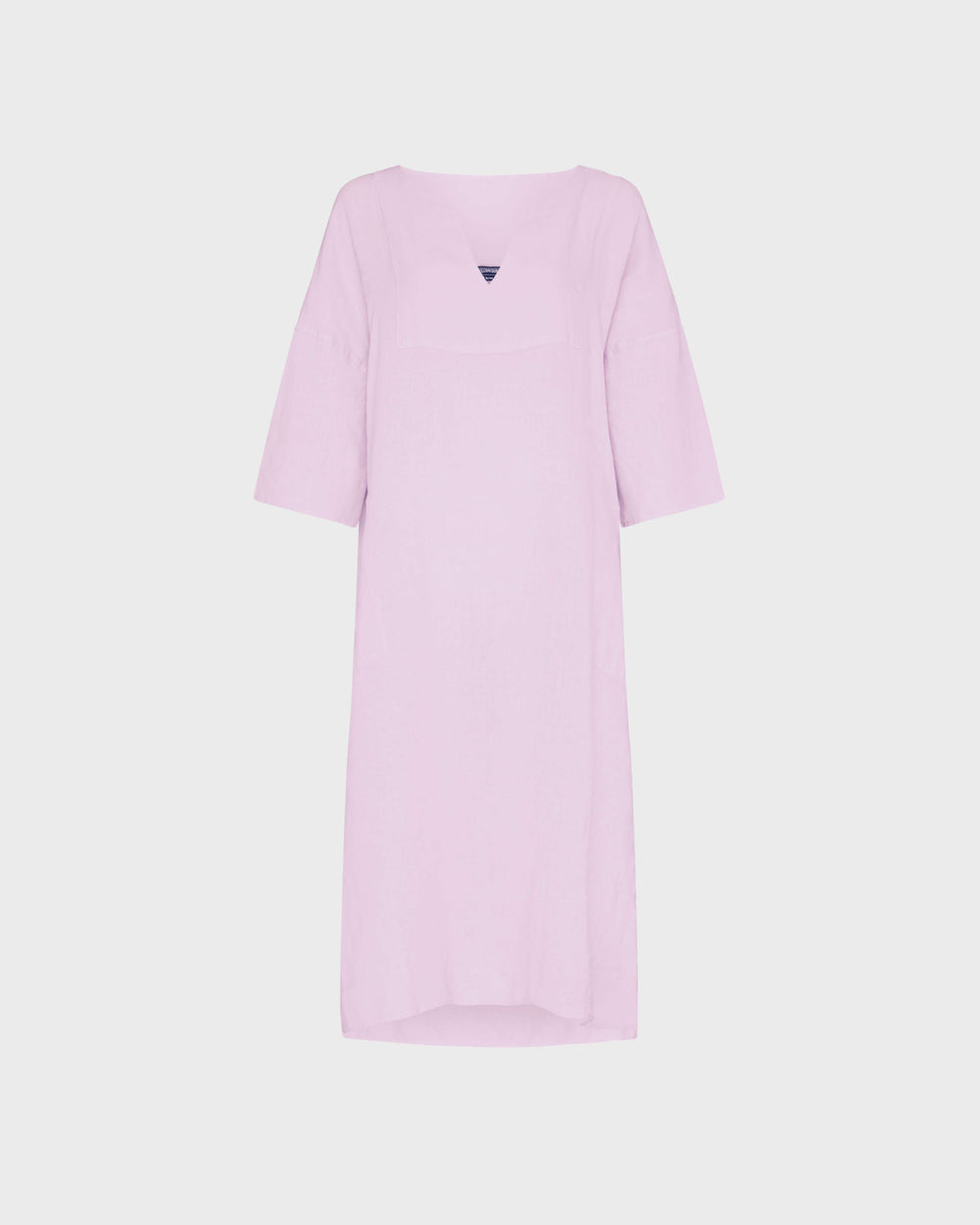Linen Kaftan Solid - Purple Fleur / Vilebrequin Discount