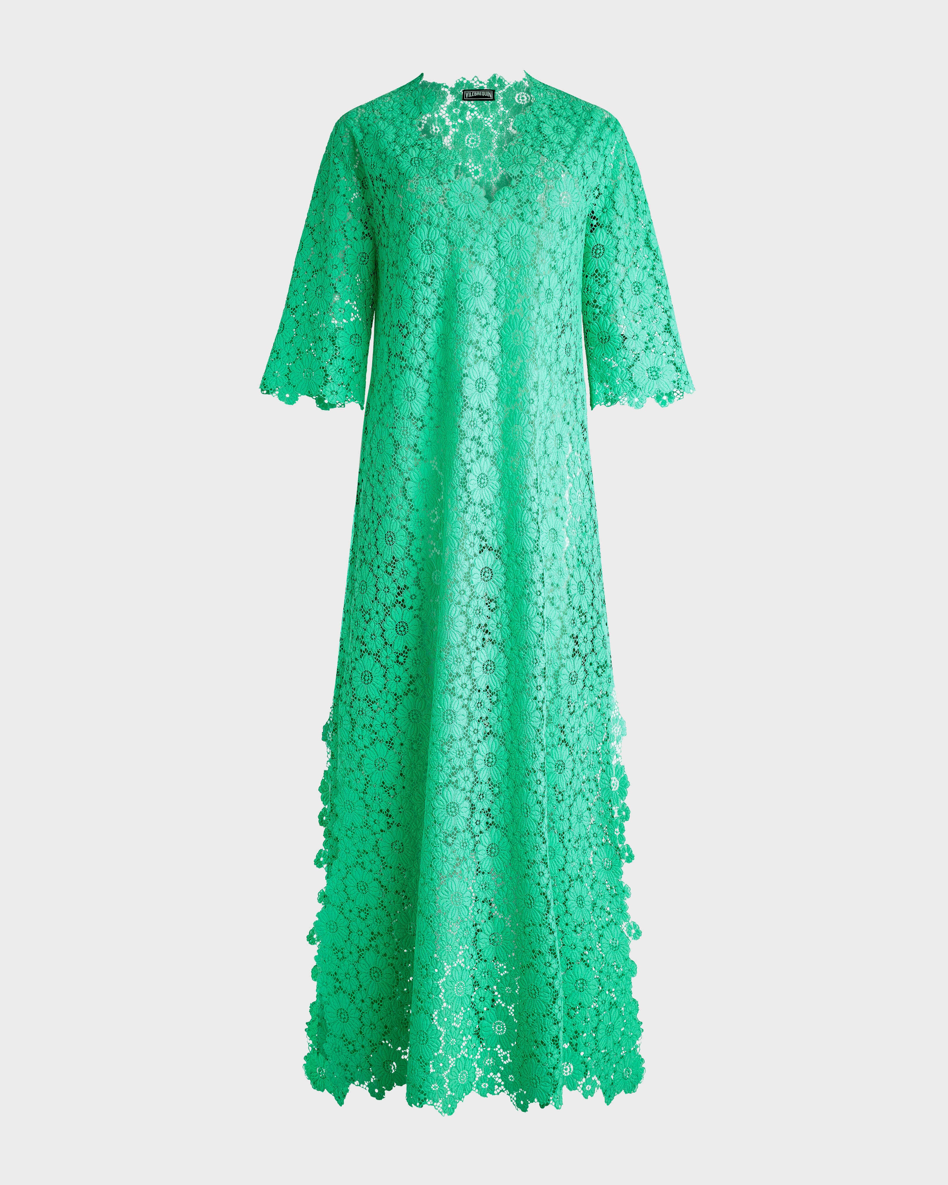 Guipure Kaftan Flowers Lace / Vilebrequin New