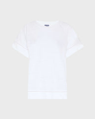 Linen T-shirt Solid - White / Vilebrequin Online
