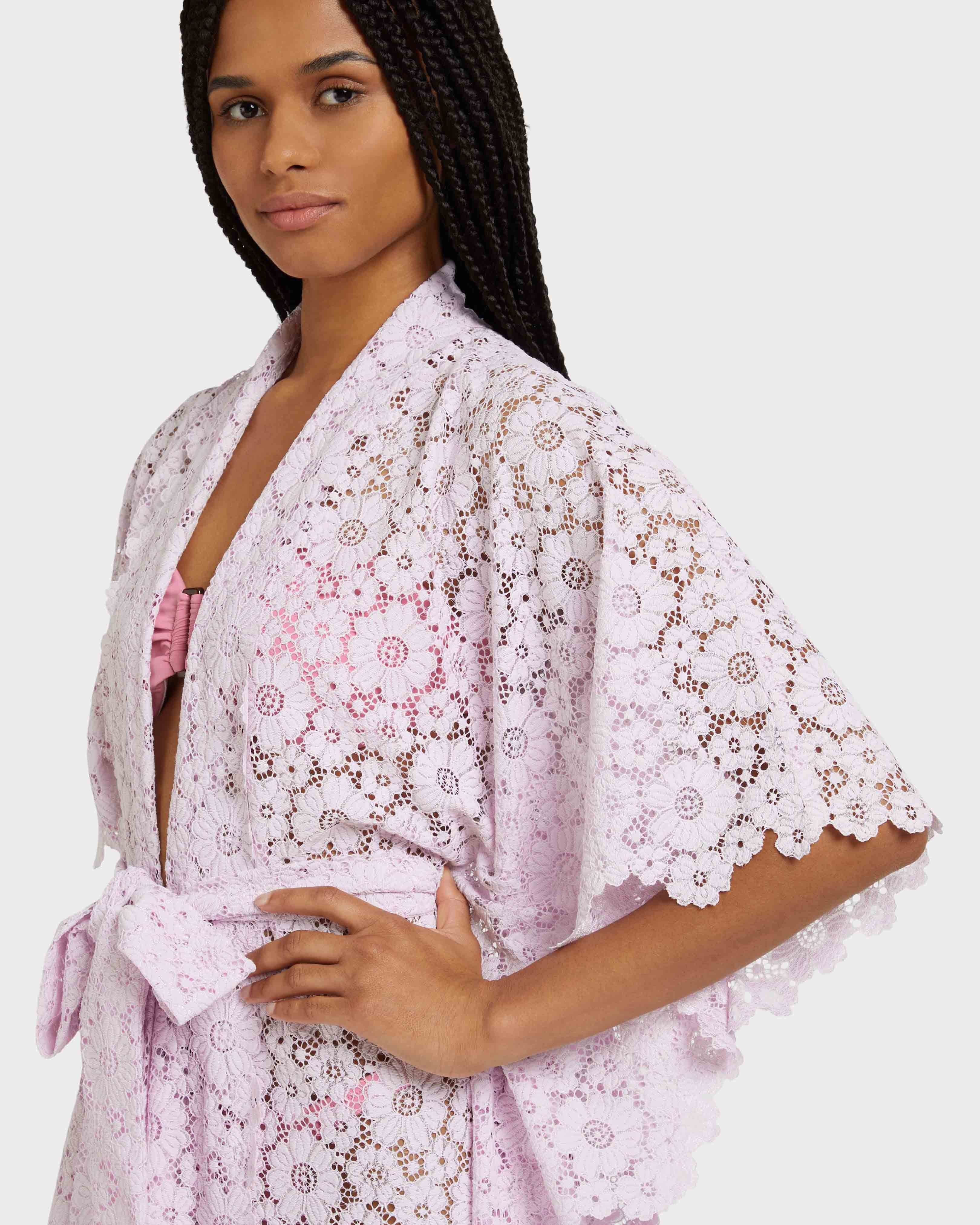 Guipure Kimono Flowers Lace / Vilebrequin Sale