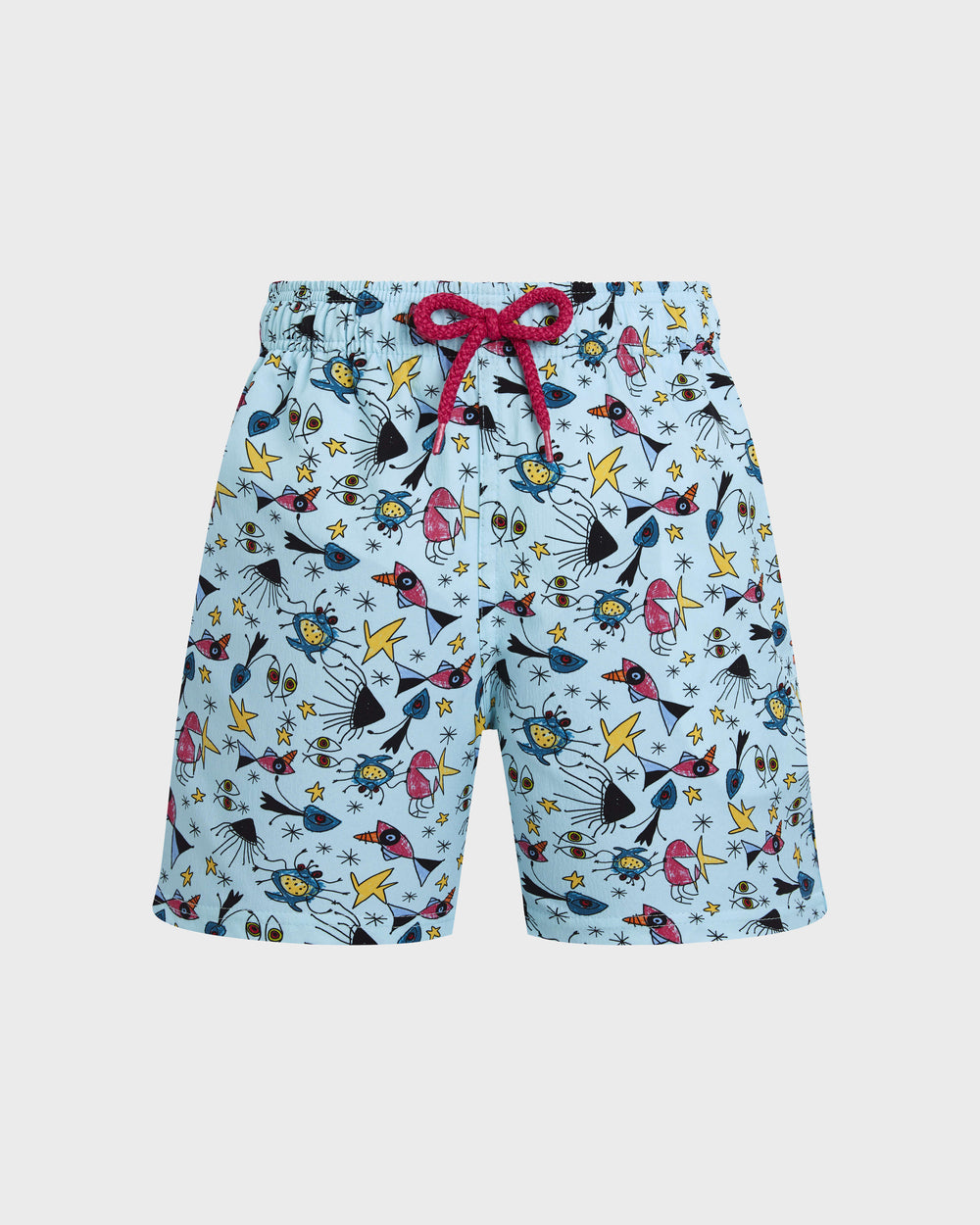 Boys Stretch Swim Trunks Aquatic Carnival - Blue Oxygene / Vilebrequin US