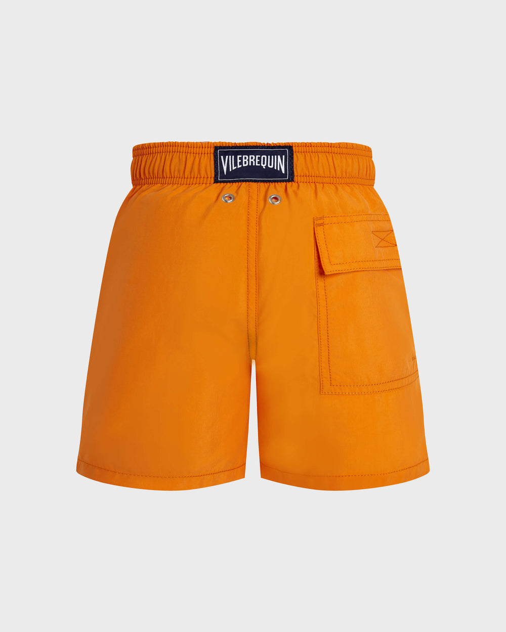 Boys Swim Trunks Water-reactive Octopus in Stripes - Orange Vitamin / Vilebrequin Online
