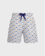 Boys Swim Trunks Micro Ronde des Tortues - White / Vilebrequin Sale