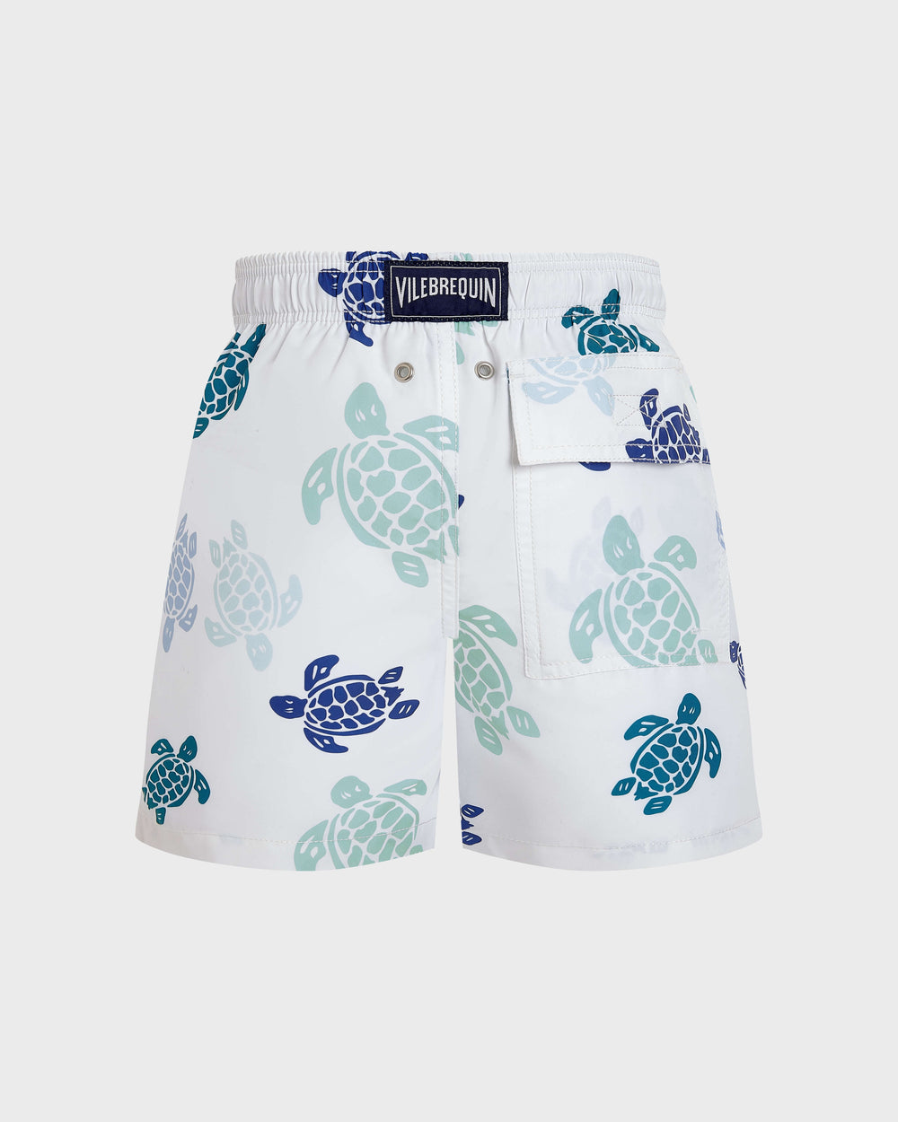 Boys Swim Trunks Tortues Multicolores - White / Vilebrequin Discount