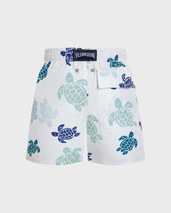 Boys Swim Trunks Tortues Multicolores - White / Vilebrequin Discount