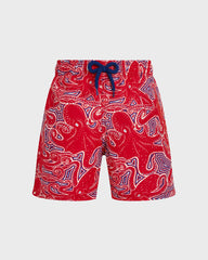 Boys Swim Trunks Hypnoctopus - Poppy red / Vilebrequin US
