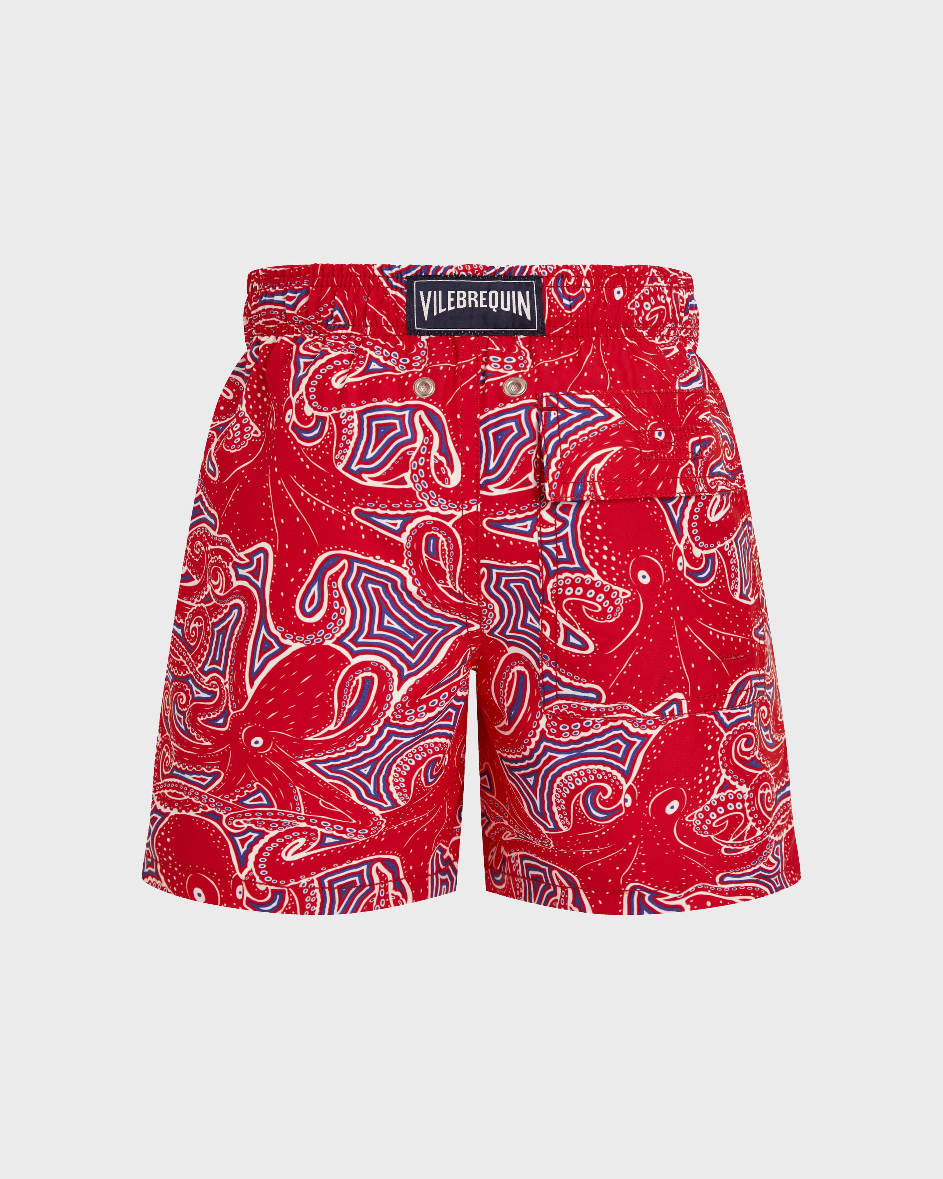 Boys Swim Trunks Hypnoctopus - Poppy red / Vilebrequin US