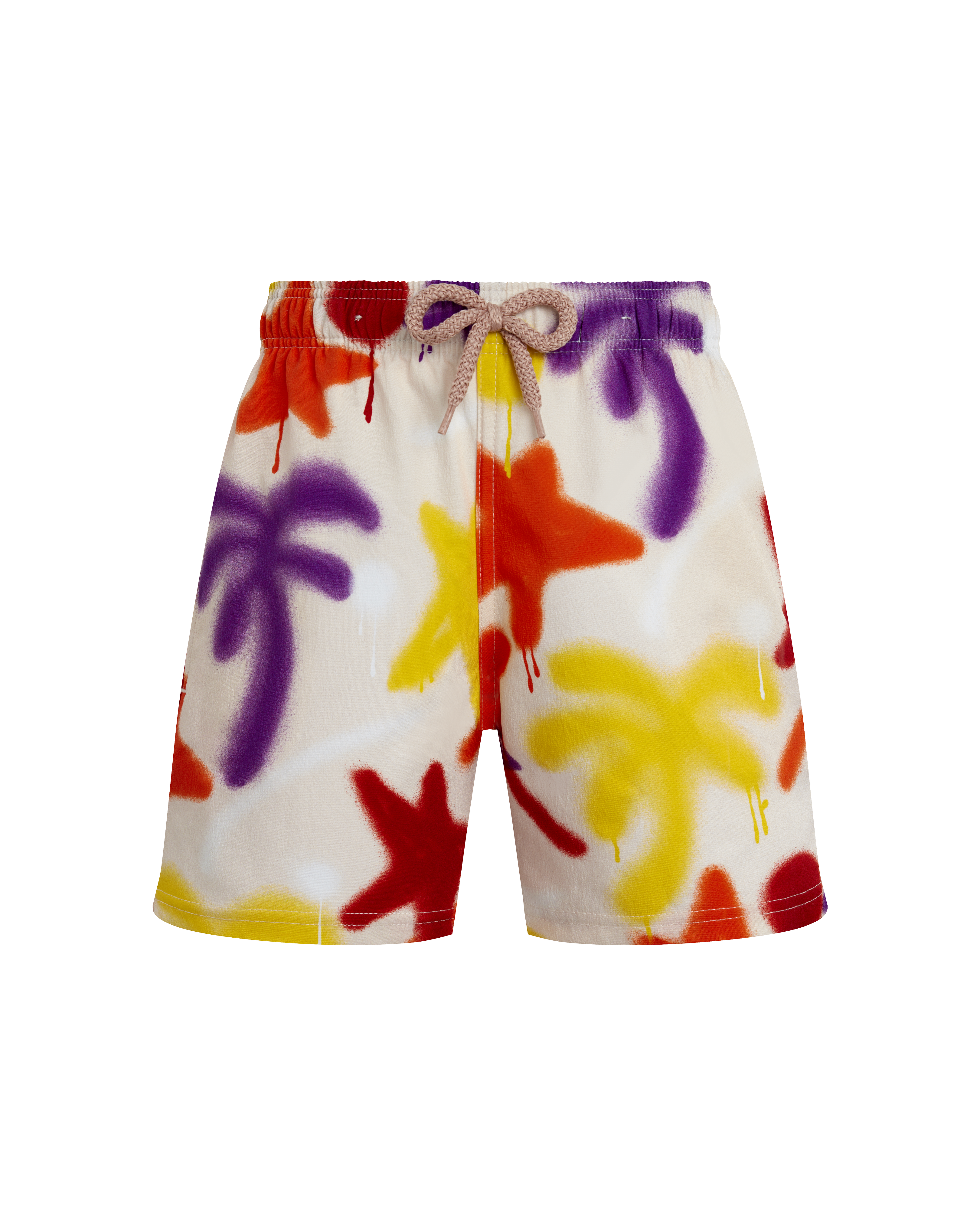 Boys Stretch Swim Shorts Spray Paint - VBQ x Palm Angels / Vilebrequin On sale