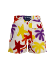 Boys Stretch Swim Shorts Spray Paint - VBQ x Palm Angels / Vilebrequin On sale