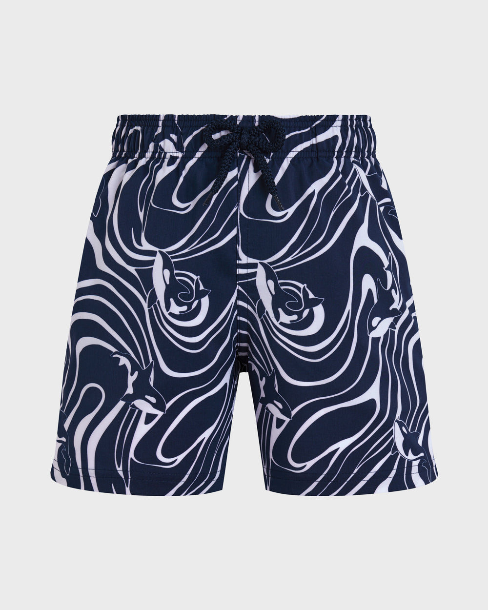 Boys Stretch Swim Shorts Orcas - Blue Navy / Vilebrequin US