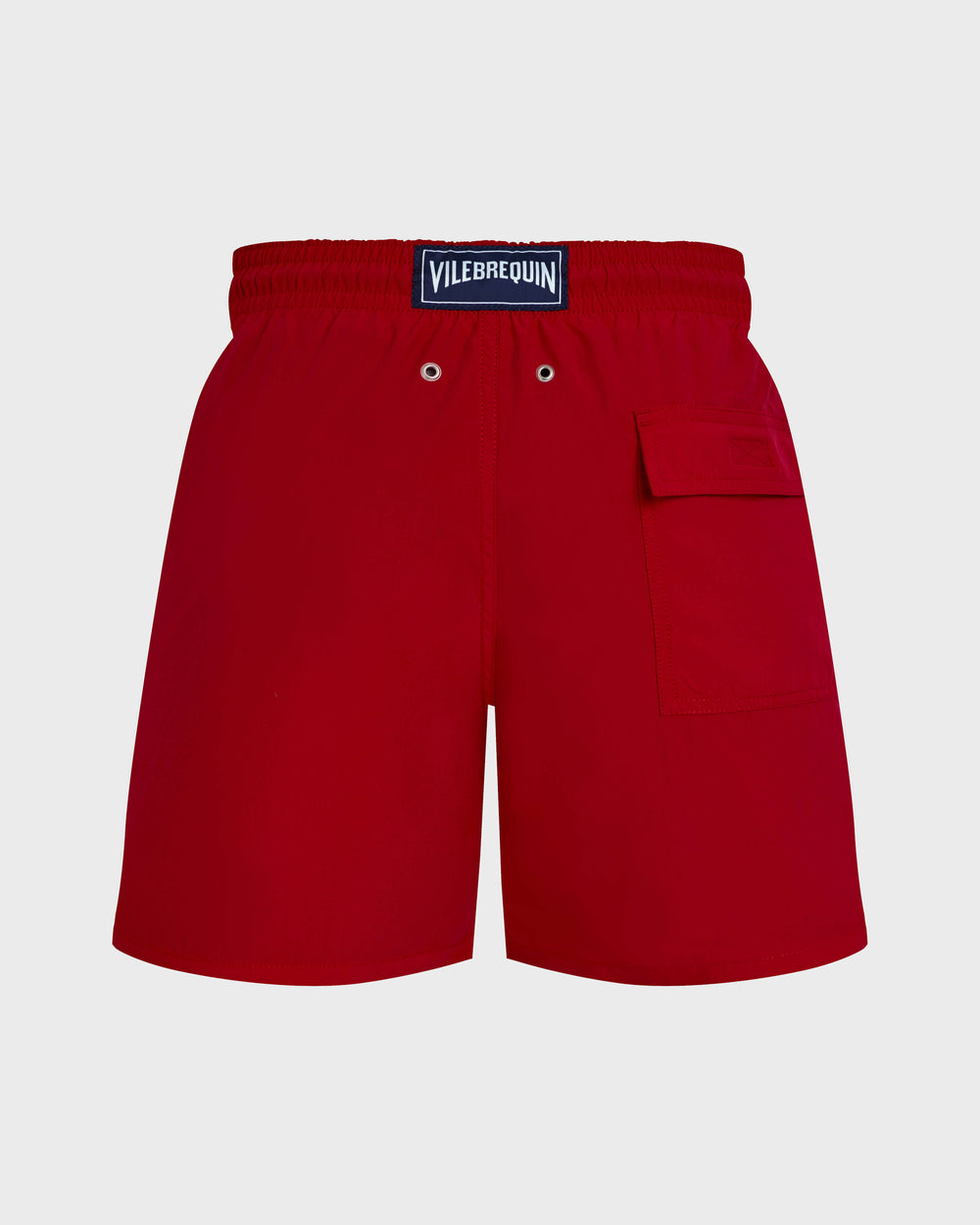 Boys Swim Shorts Water-reactive Ronde Des Tortues - Red Lipstick / Vilebrequin New