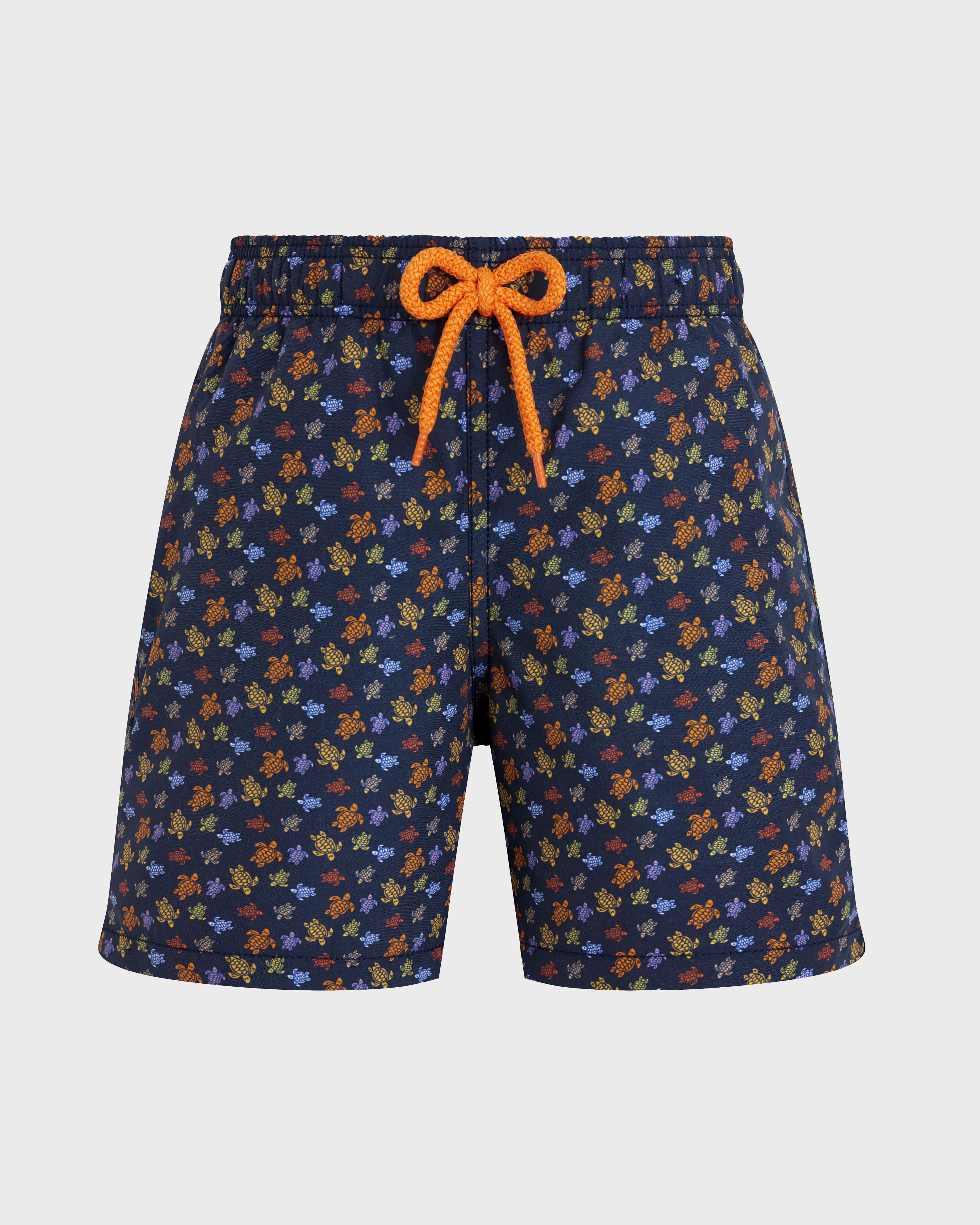 Boys Swim Shorts Micro Ronde Des Tortues - Orange Vitamin / Vilebrequin On sale