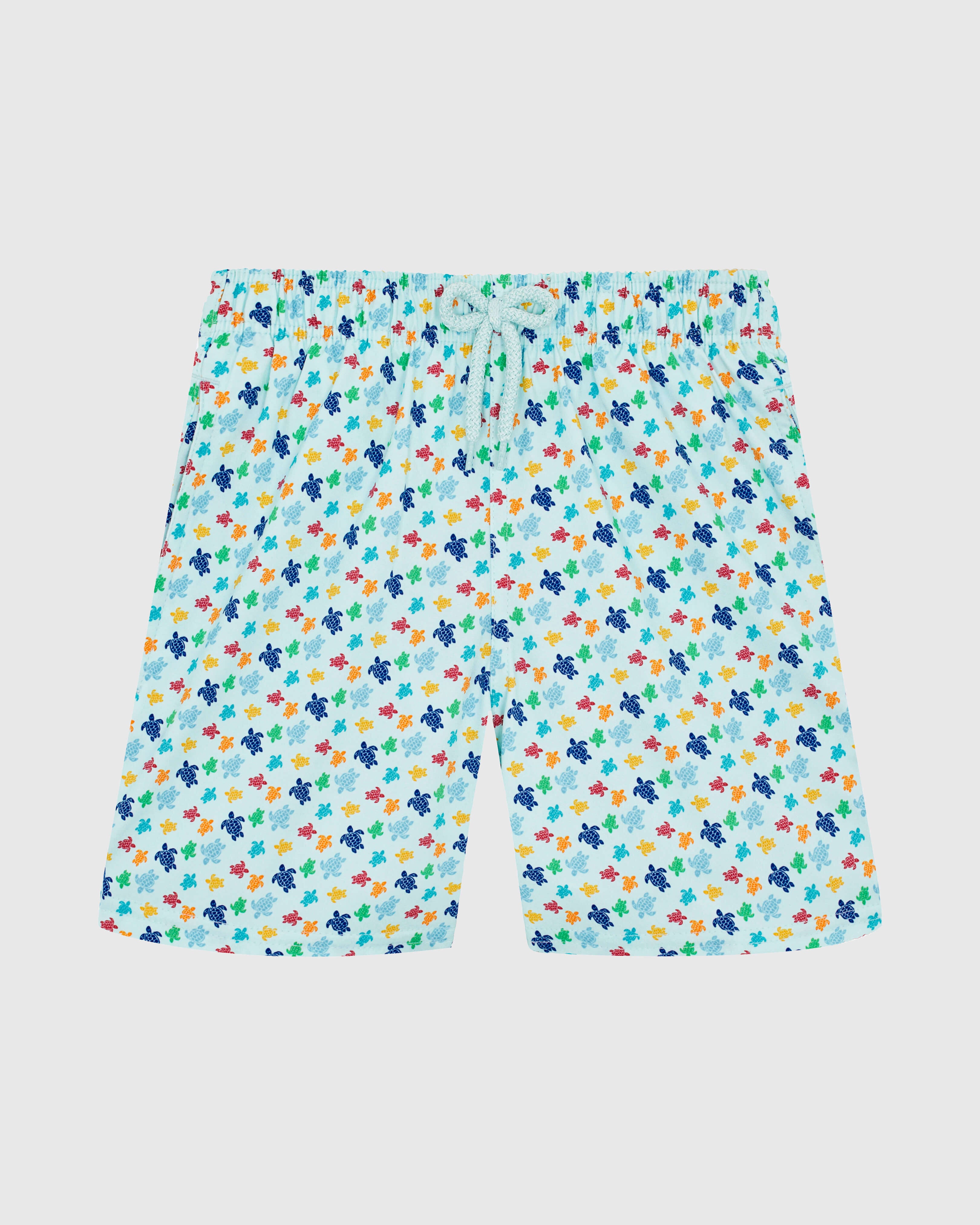 Boys Stretch Swim shorts Micro Ronde Des Tortues Rainbow - Blue Pacific / Vilebrequin For sale