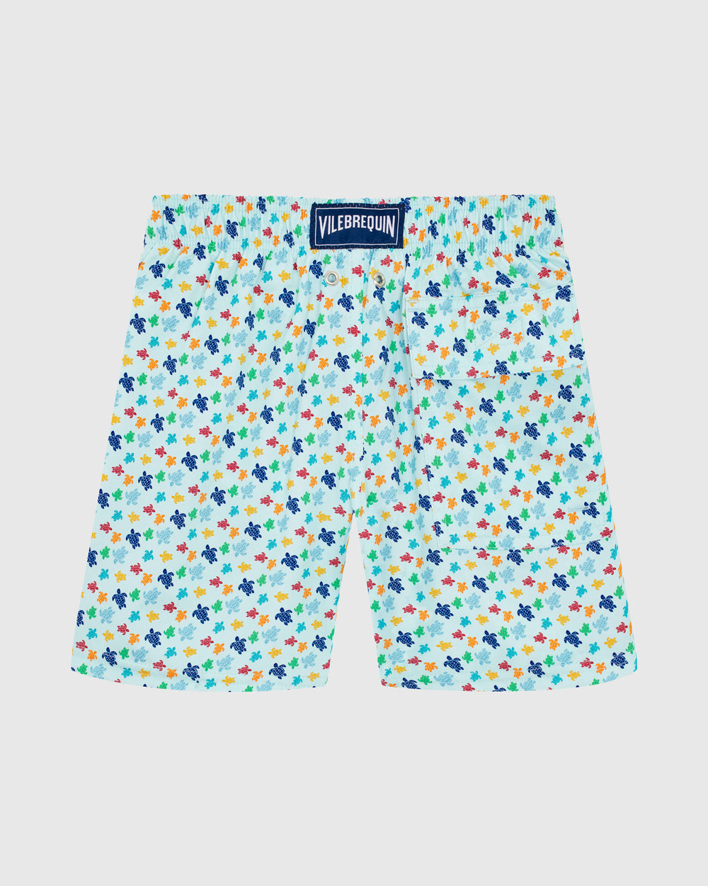 Boys Stretch Swim shorts Micro Ronde Des Tortues Rainbow - Blue Pacific / Vilebrequin For sale