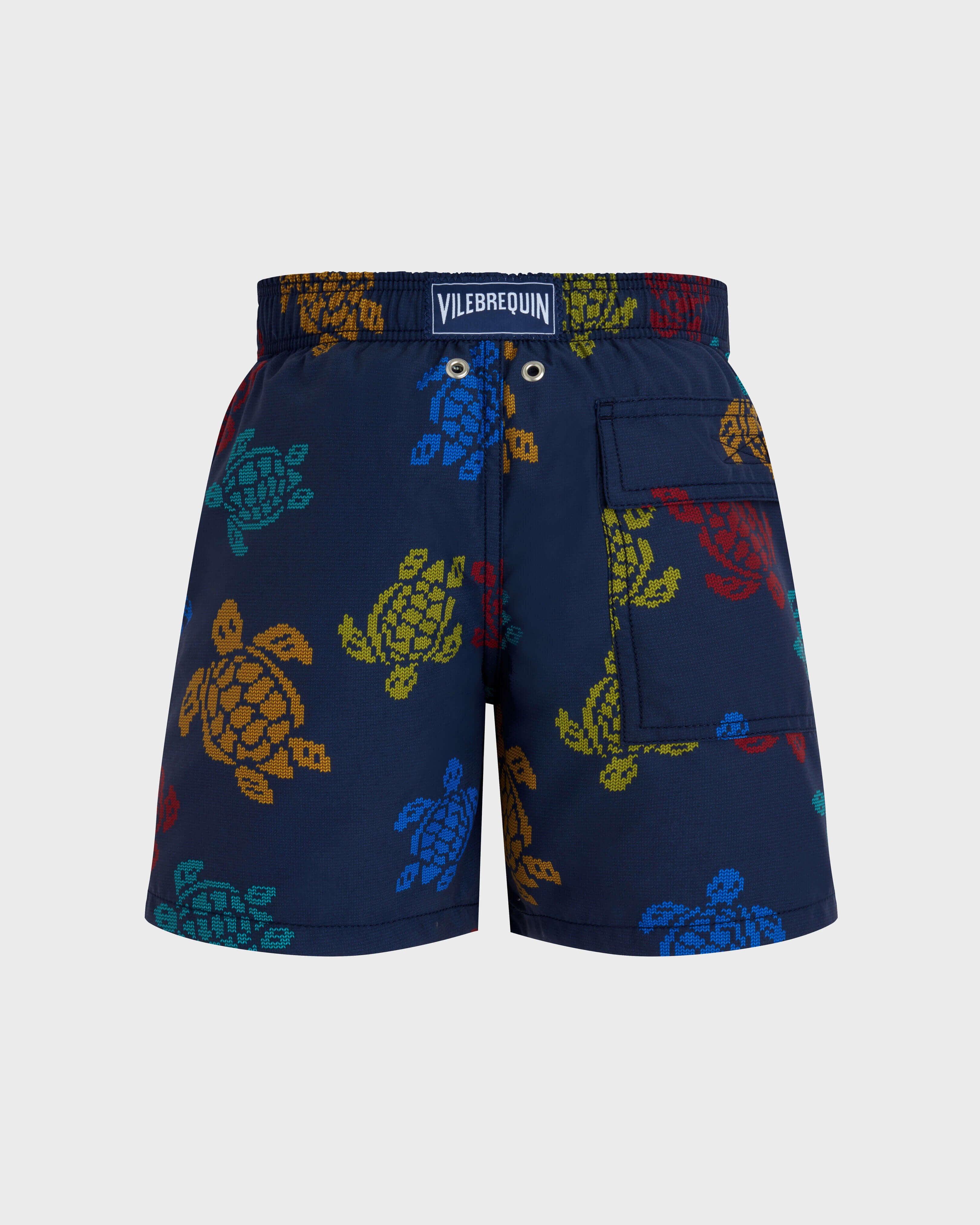 Boys Swim Shorts Ronde des Tortues Tricot / Vilebrequin New
