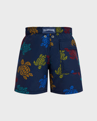 Boys Swim Shorts Ronde des Tortues Tricot / Vilebrequin New