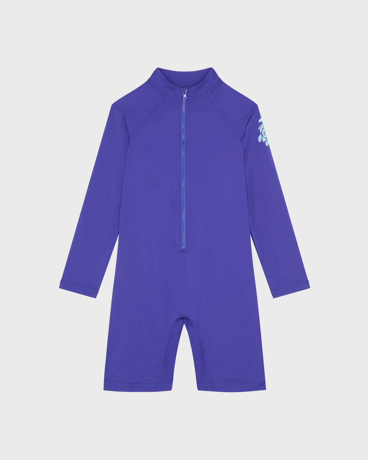 Boys One-piece Rashguard Solid - Blue Versailles / Vilebrequin Sale