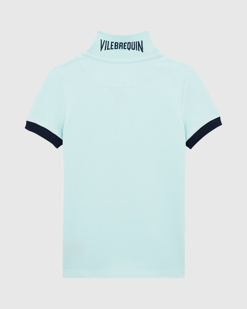 Boys Organic Cotton Polo Solid - Blue Pacific / Vilebrequin New