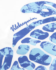 Boys Organic Cotton T-shirt Big Turtle Print - White / Vilebrequin Discount