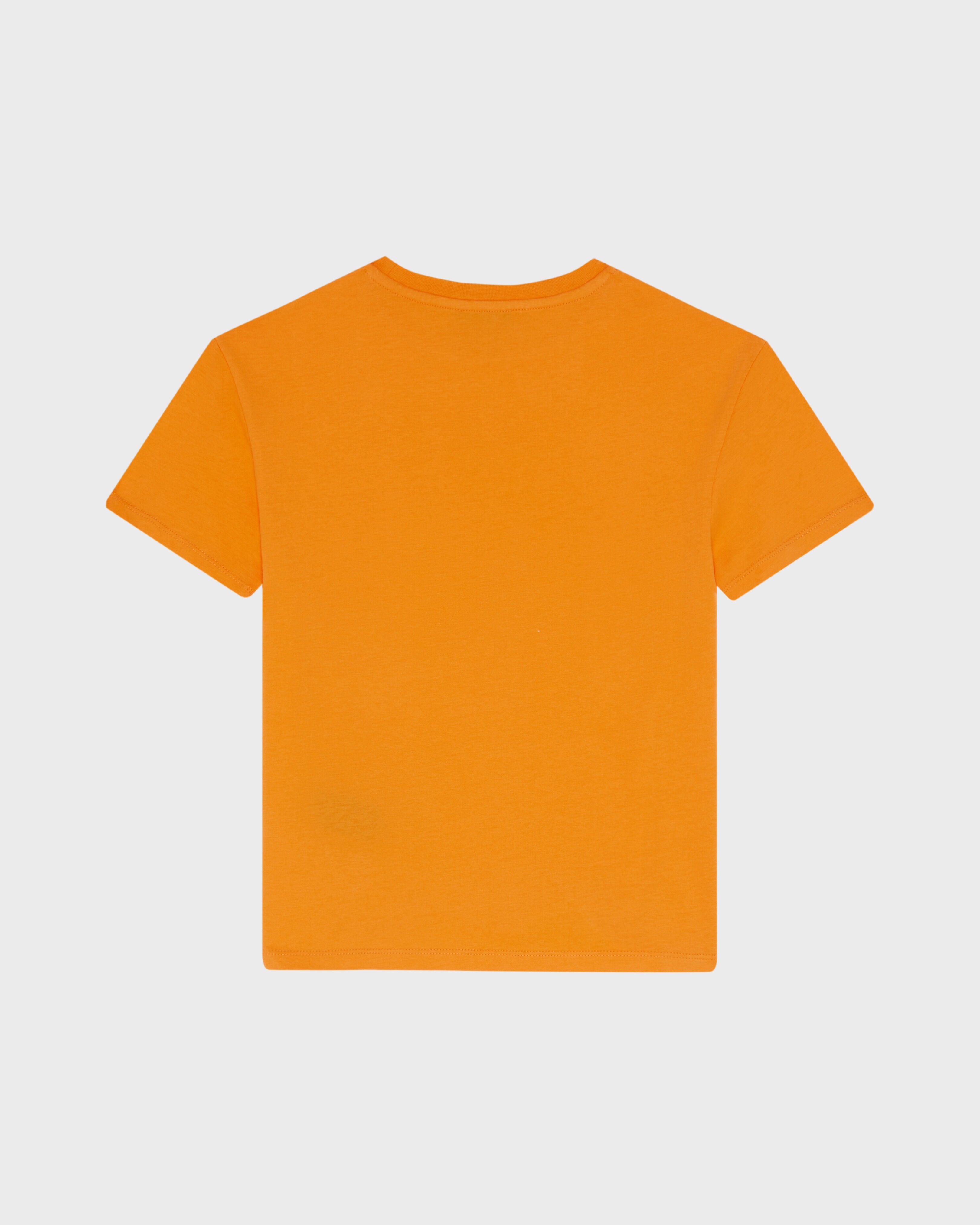 Boys Organic Cotton T-shirt Medusa - Orange Vitamin / Vilebrequin US