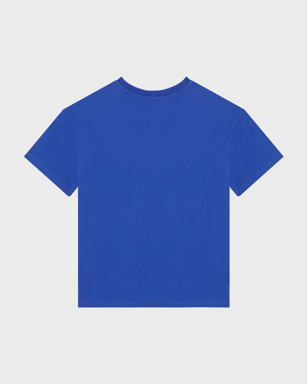 Boys Organic Cotton T-shirt Embroidered Turtle - Blue Marrakech / Vilebrequin On sale