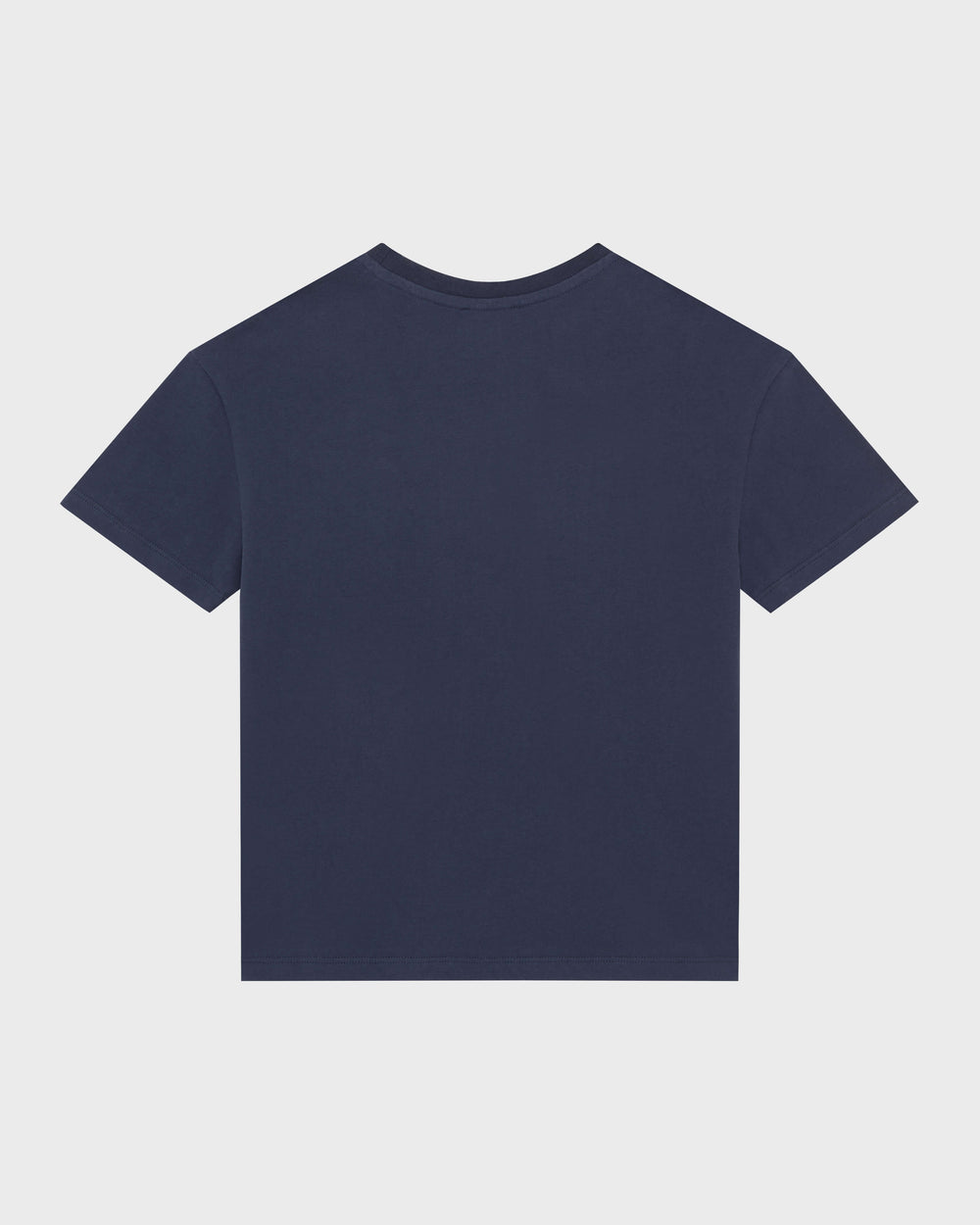 Boys Organic Cotton T-shirt Embroidered Turtle - Blue Navy / Vilebrequin For sale