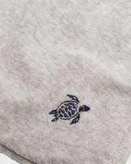 Boys Terry Bermuda Shorts Embroidered Turtle - Heather grey / Vilebrequin Sale