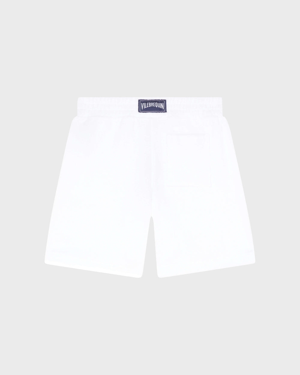 Boys Terry Bermuda Shorts Embroidered Turtle - White / Vilebrequin On sale