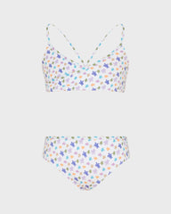 Girls Two pieces Swimsuit Micro Ronde des Tortues - White / Vilebrequin Outlet