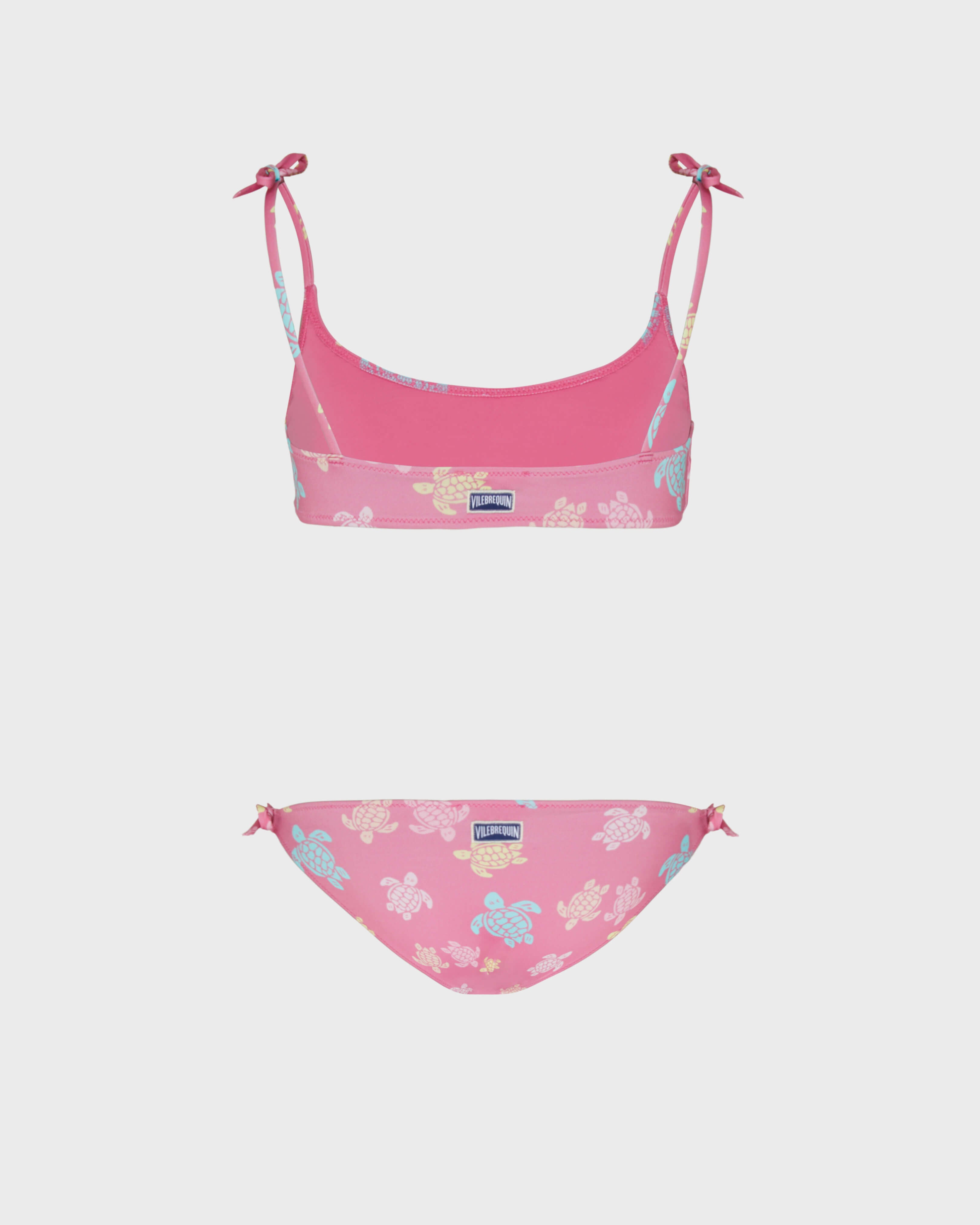 Girls Two-pieces Swimsuit Tortues Multicolores - Pink Boudoir / Vilebrequin US
