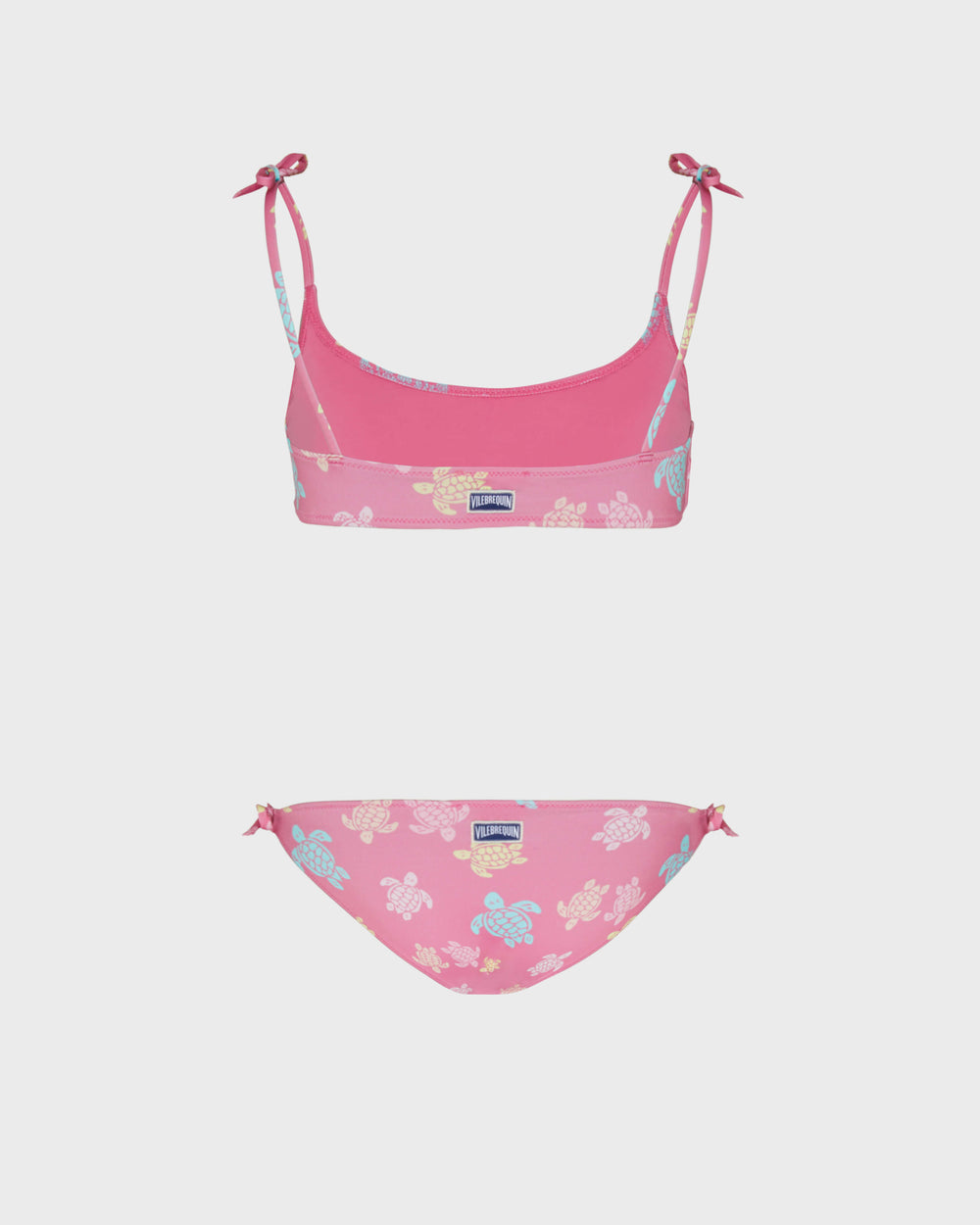 Girls Two-pieces Swimsuit Tortues Multicolores - Pink Boudoir / Vilebrequin US