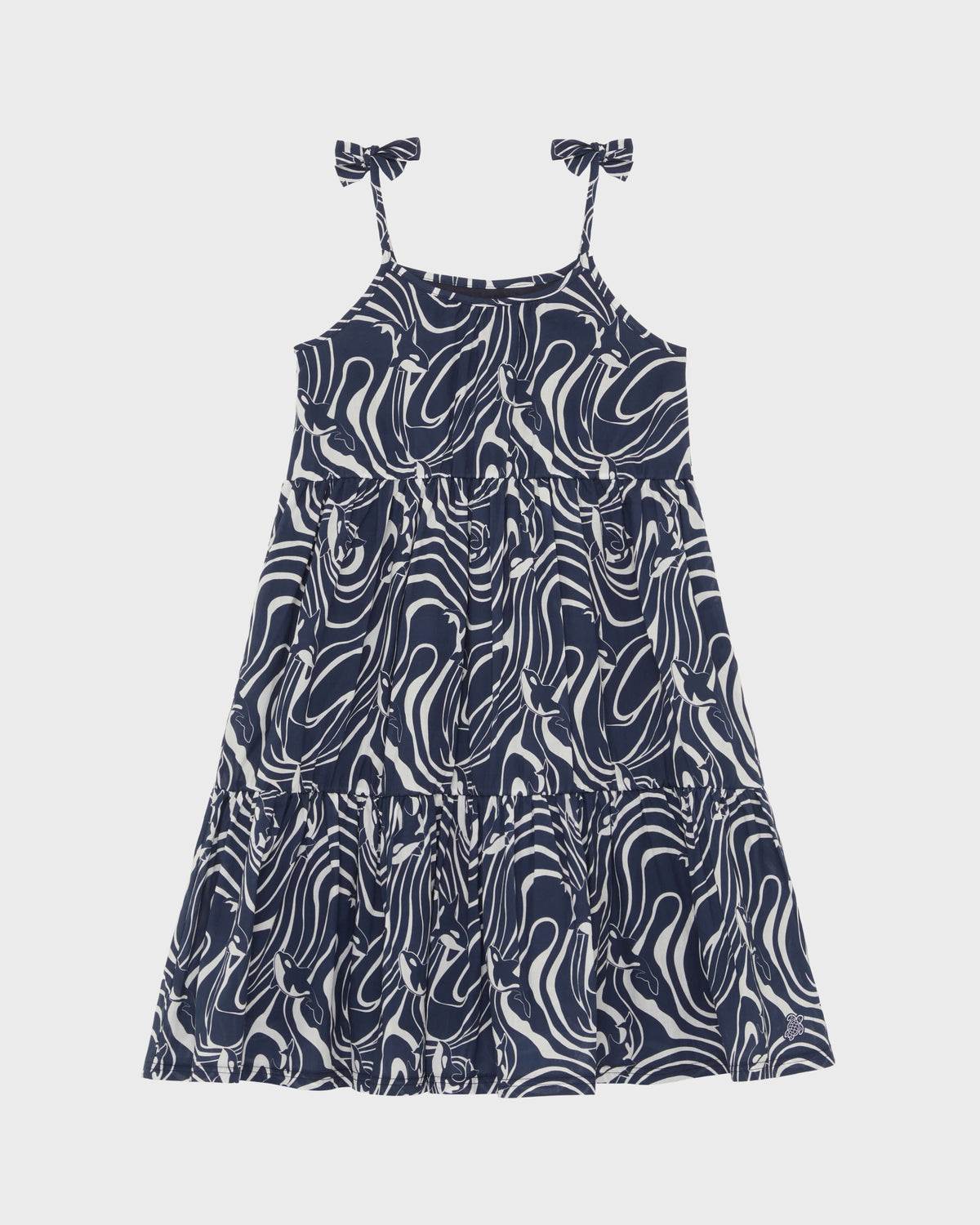 Girls Cotton Dress Orcas / Vilebrequin Discount