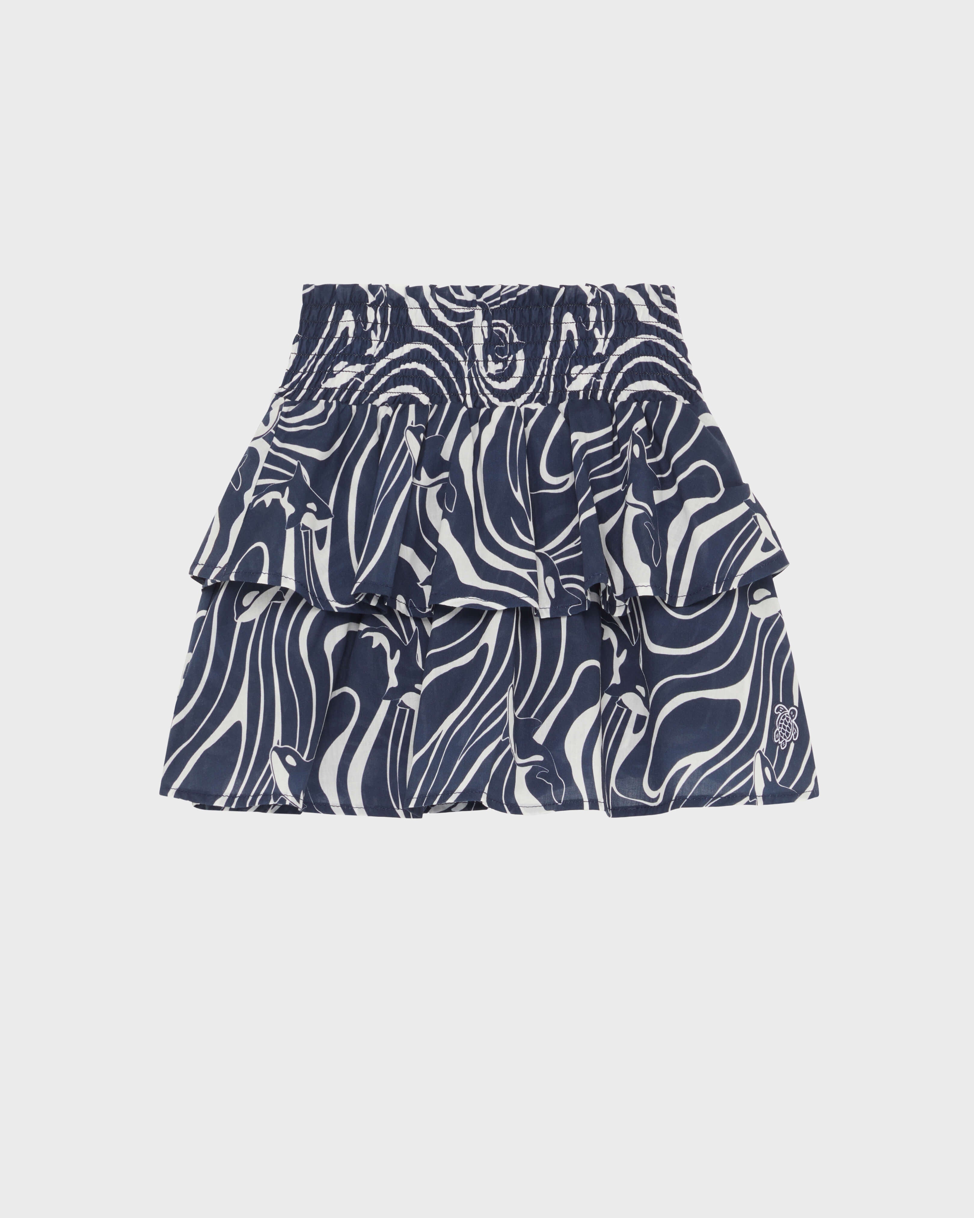 Girls Elastic Waist Skirt Orcas / Vilebrequin Outlet