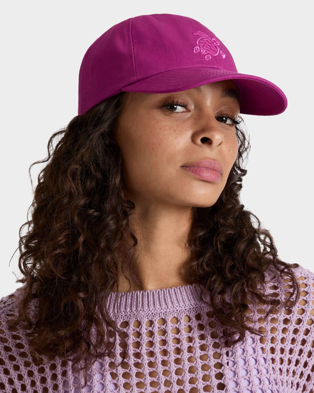 Cap Solid - Red Crimson purple Website | CSNU2401 / Vilebrequin Discount