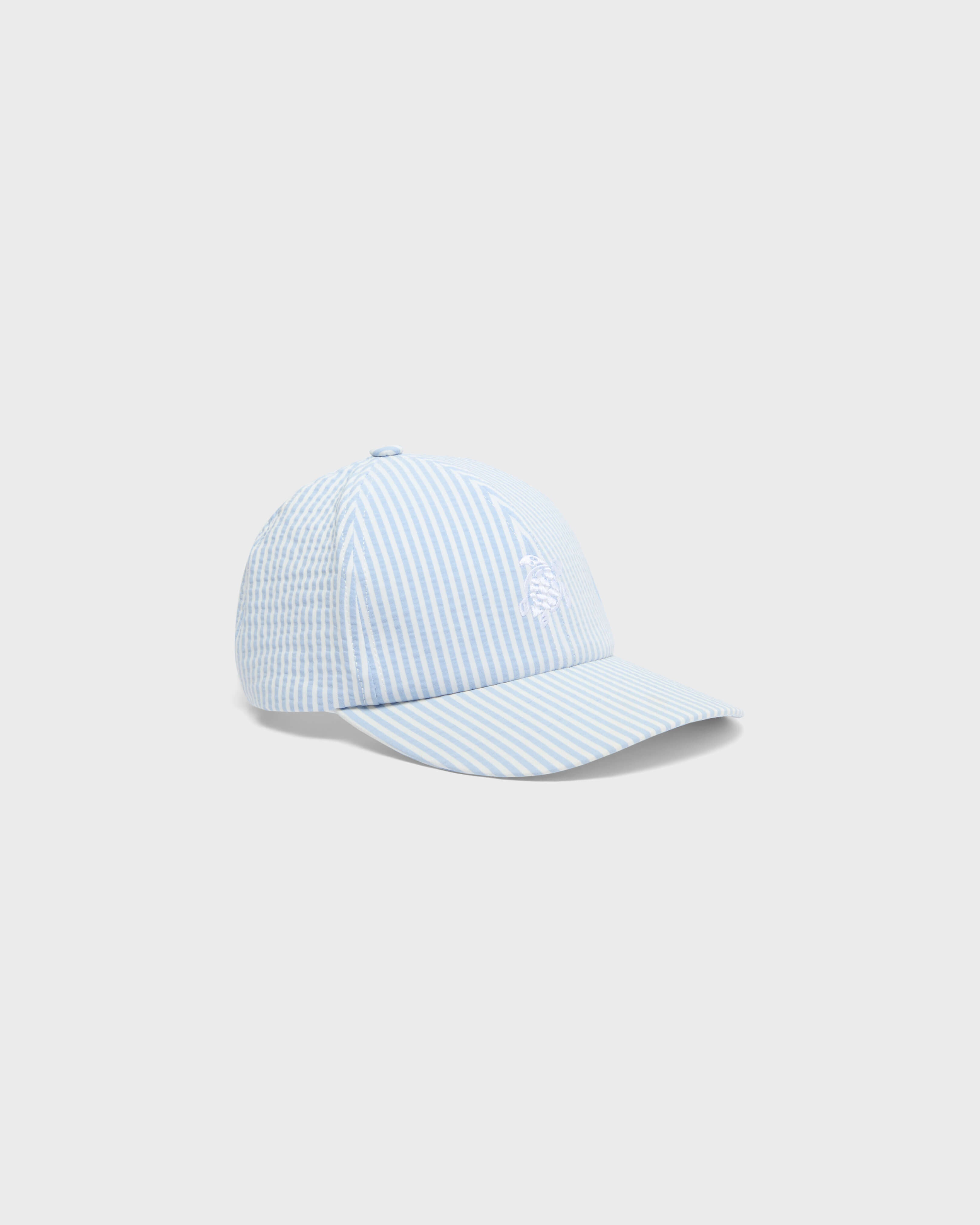 Seersuckers Stripes Cap - Blue Cloudy / Vilebrequin For sale