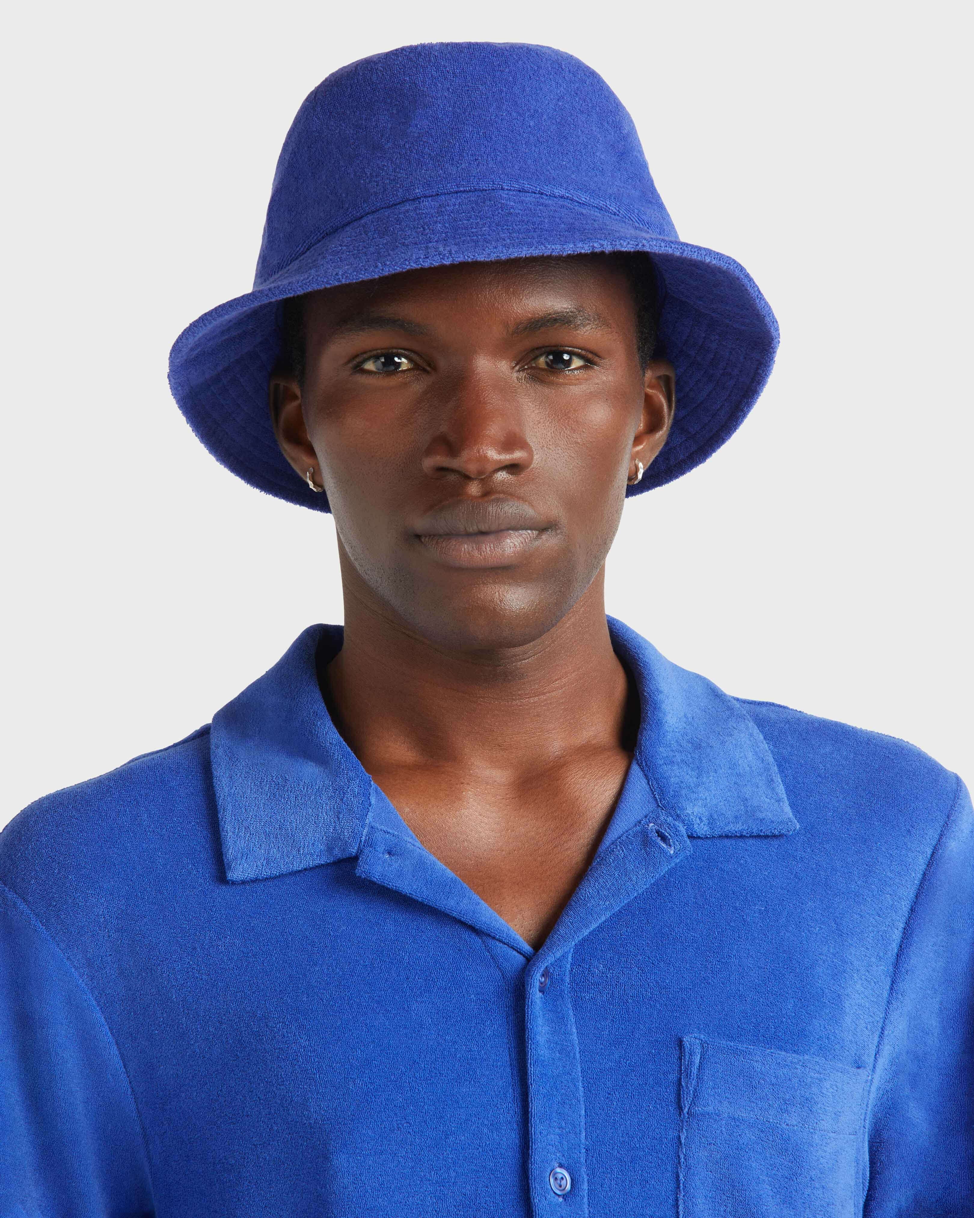 Unisex Terry Hat Solid - Blue Marrakech / Vilebrequin Sale