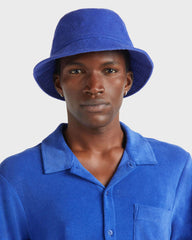 Unisex Terry Hat Solid - Blue Marrakech / Vilebrequin Sale