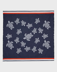 Big Towel Ronde des Tortues - Blue Navy / Vilebrequin Online