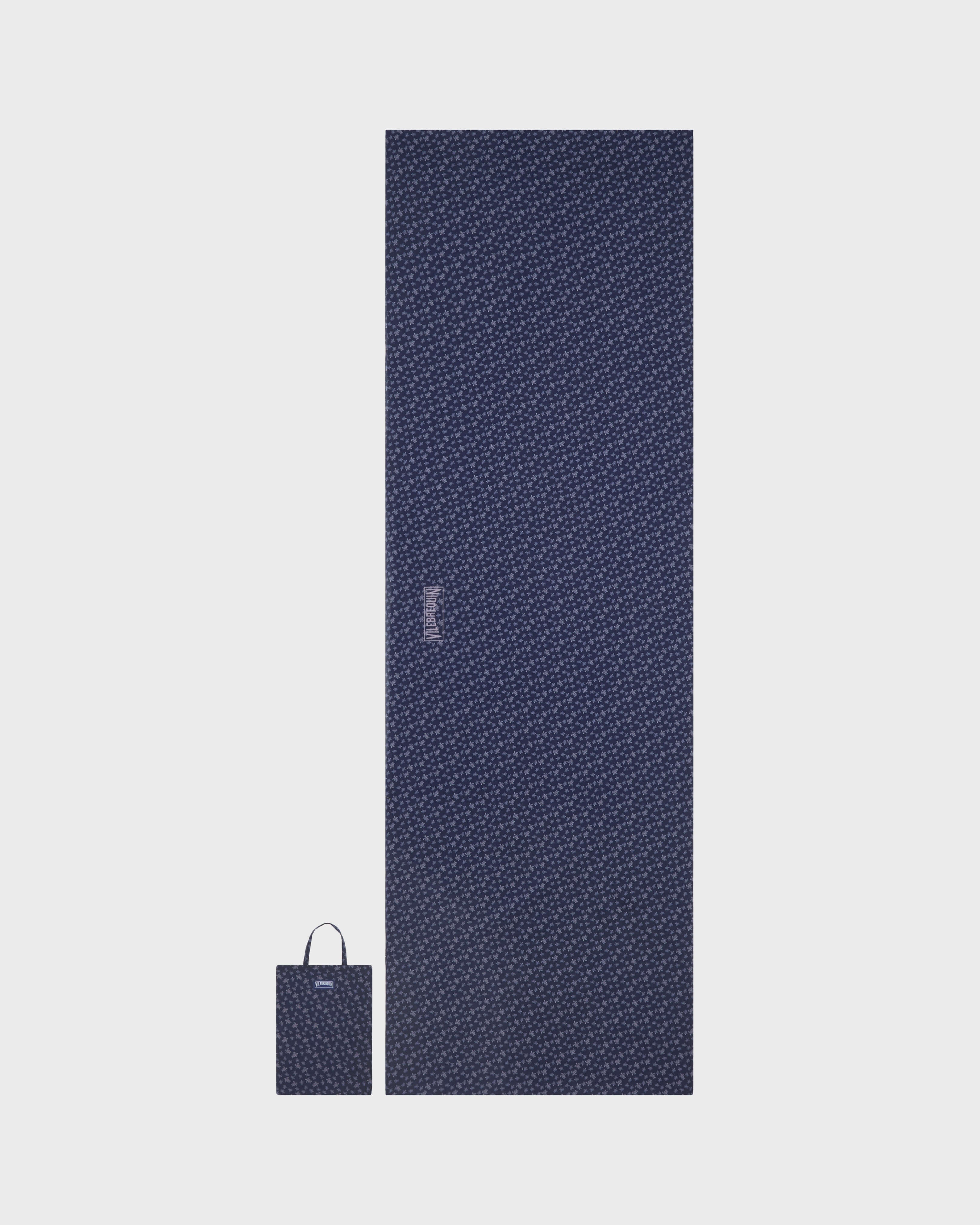 Cotton voile Pareo Micro Ronde des Tortues - Purple Ouragan / Vilebrequin On sale