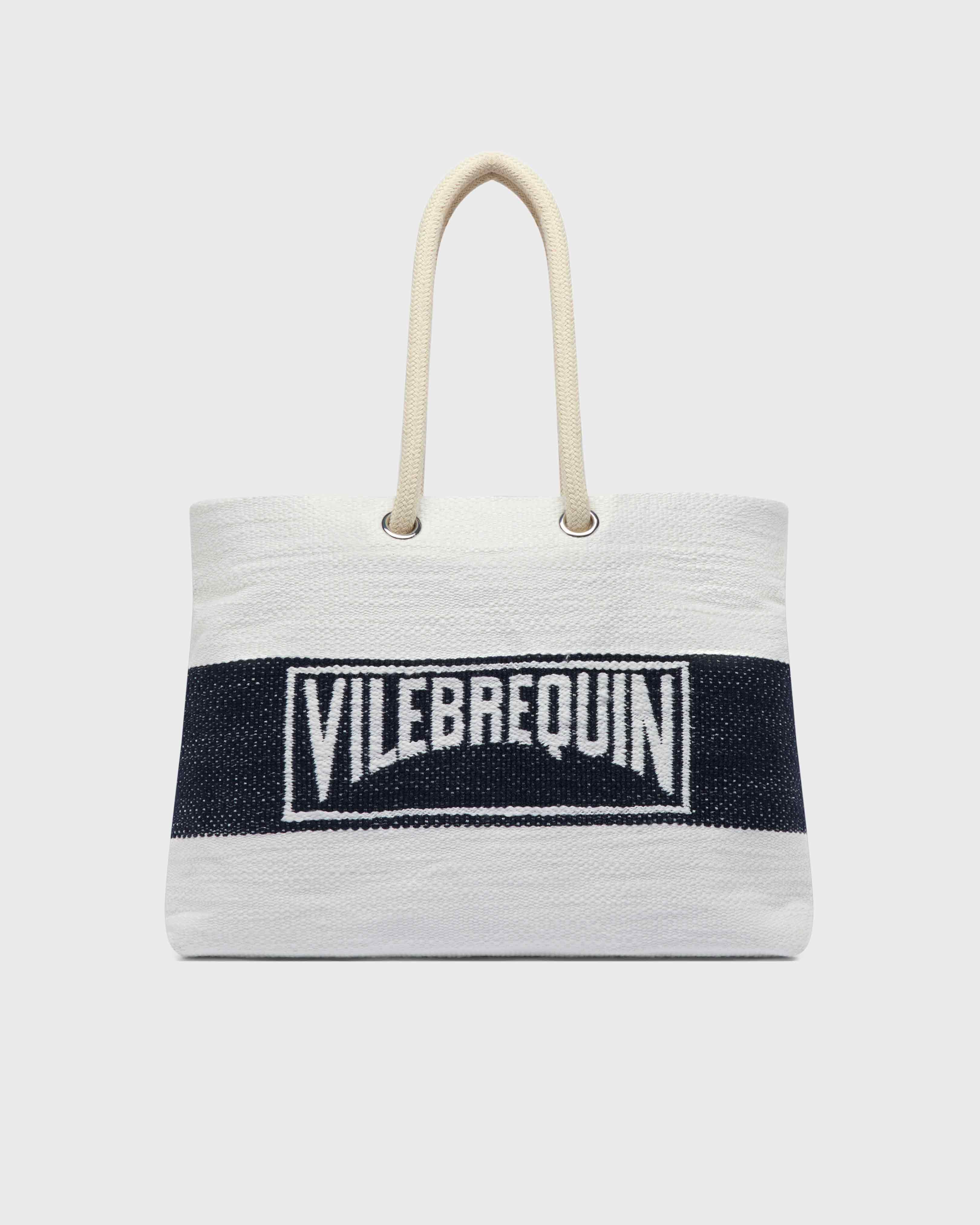 Cotton Woven Beach Bag Vilebrequin - Blue Navy / Vilebrequin New