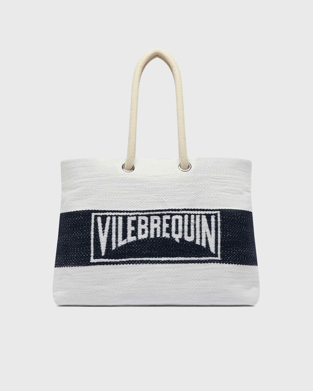Cotton Woven Beach Bag Vilebrequin - Blue Navy / Vilebrequin New