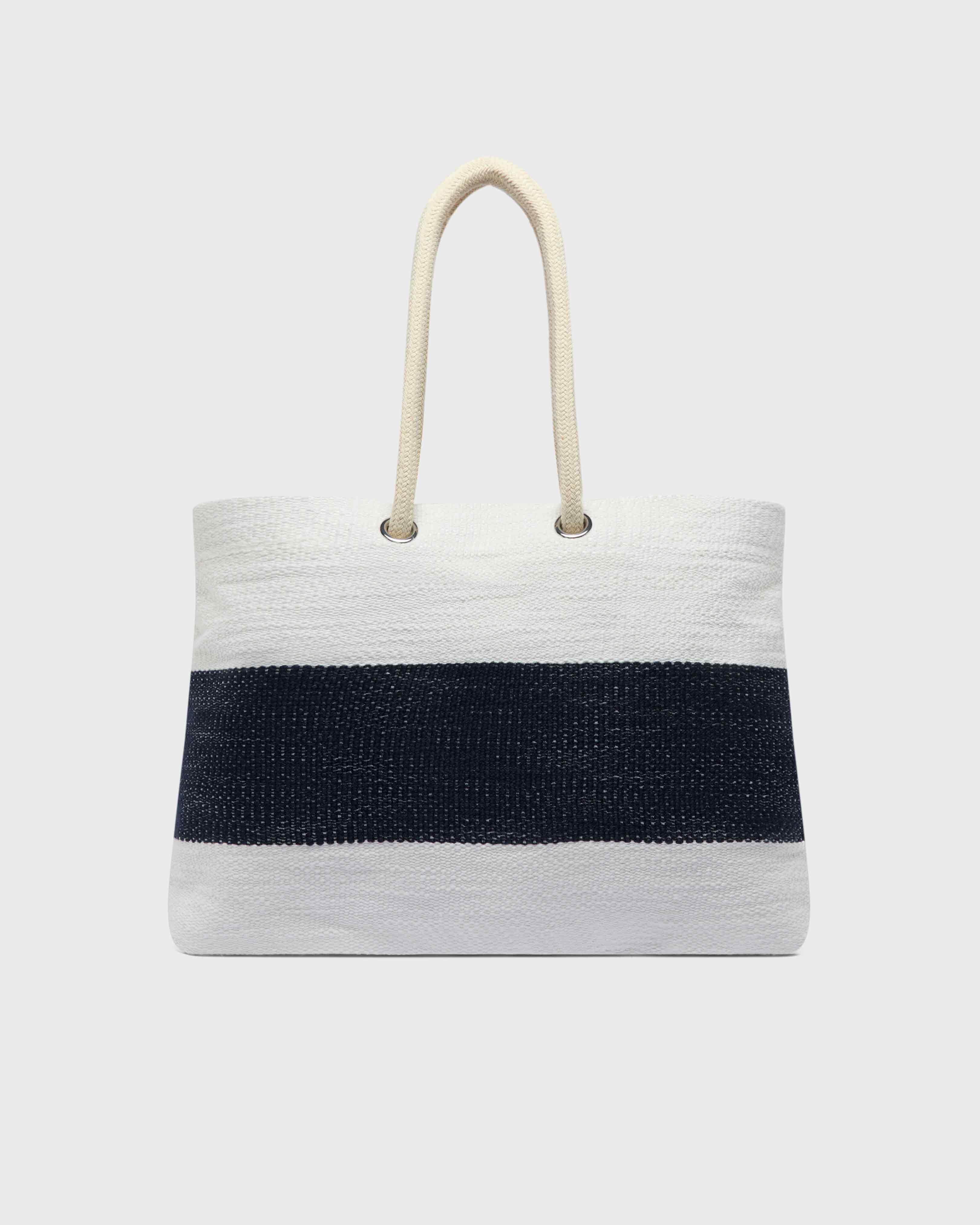 Cotton Woven Beach Bag Vilebrequin - Blue Navy / Vilebrequin New