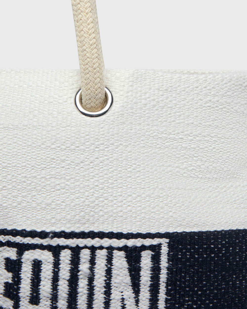 Cotton Woven Beach Bag Vilebrequin - Blue Navy / Vilebrequin New