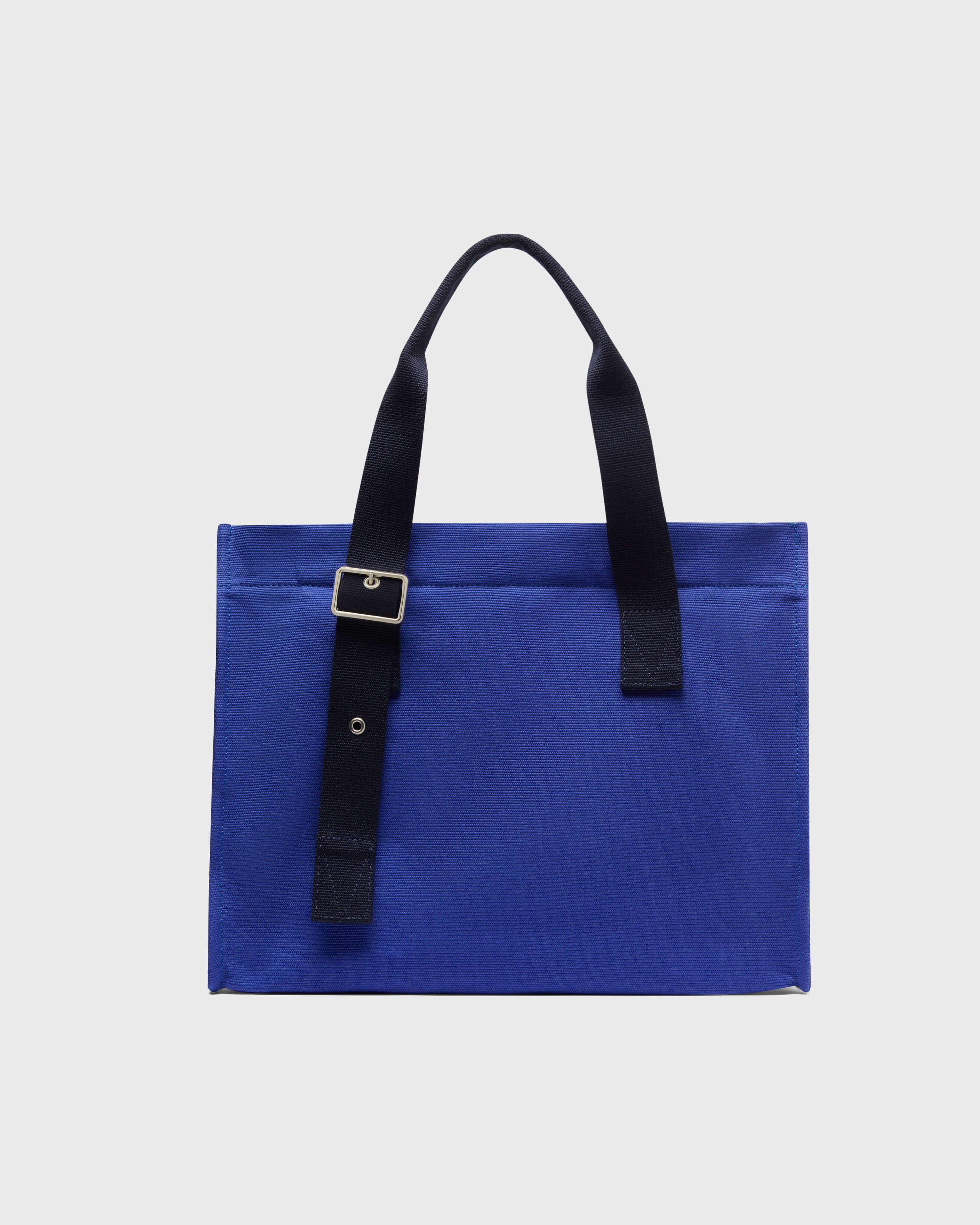 Small Cotton Beach Bag Solid - Blue Marrakech Website | BMUE9103 / Vilebrequin On sale