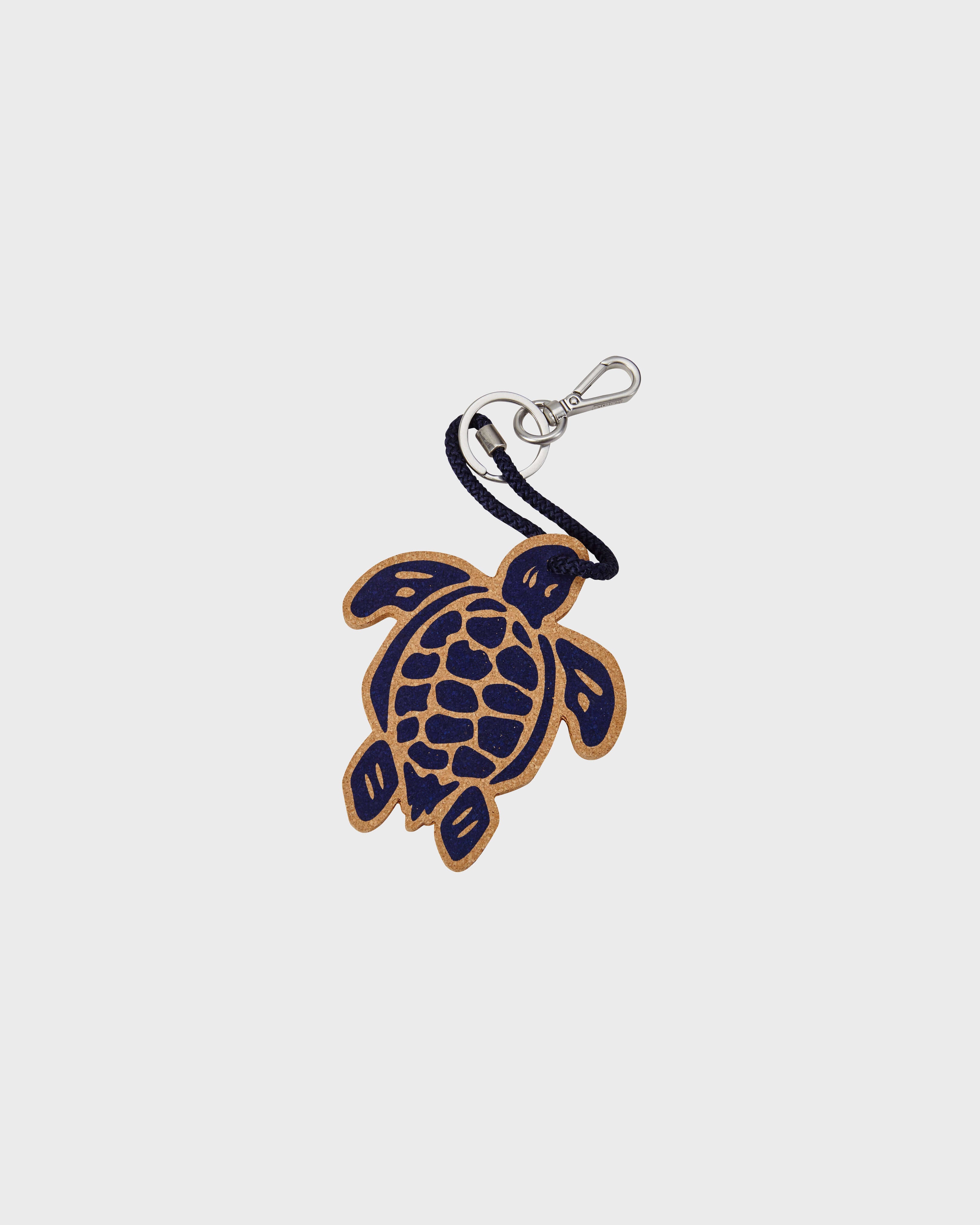 Turtle Cork Keyring - Blue Navy Keychains / Vilebrequin Outlet