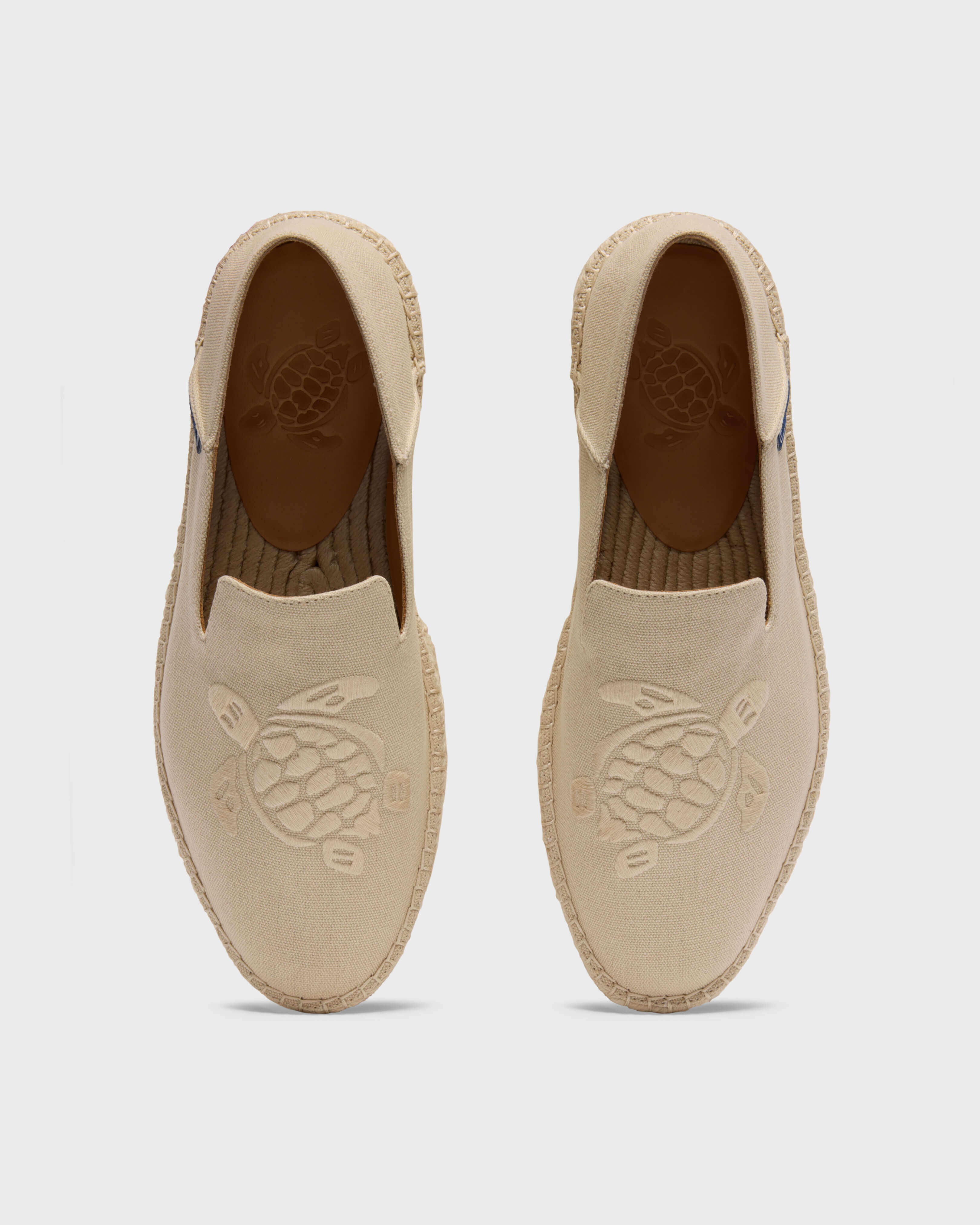 Canvas Boat Shoes Solid - Beige / Vilebrequin Sale